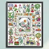 [Brand]Mary'S Garden - 14CT Counted Cross Stitch - 40*49cm