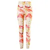 Men's mesh floral thin elastic high waist printed cropped pants