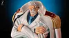 Sitting Monkey D. Garp - ONE PIECE Resin Statue - Brain Hole Studio