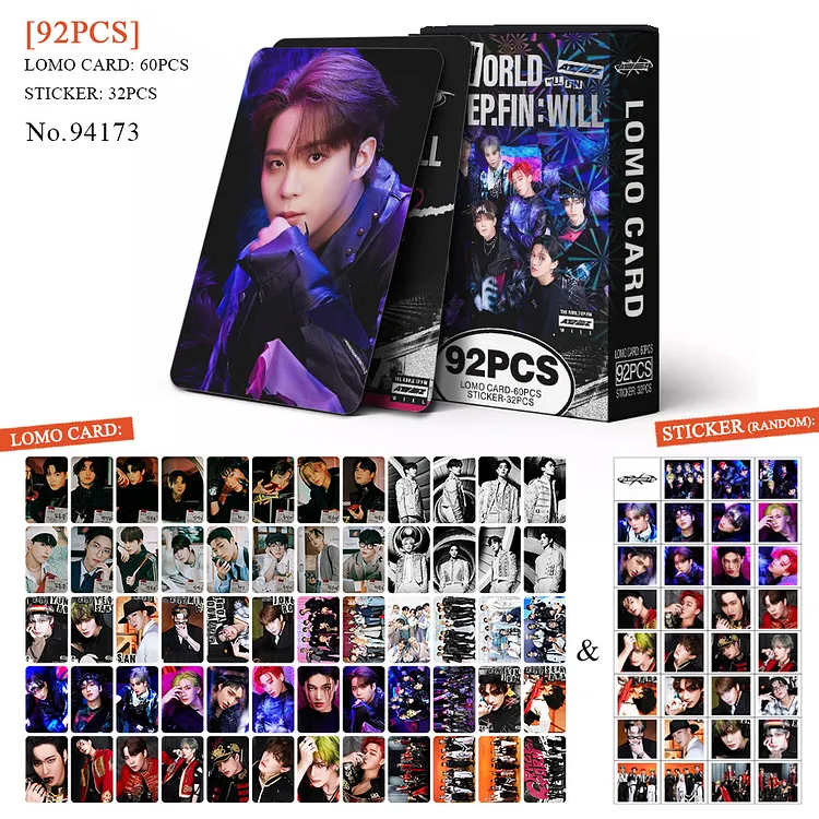 2024 Ateez World Tour Towards the Light Will to Power Lomo Card