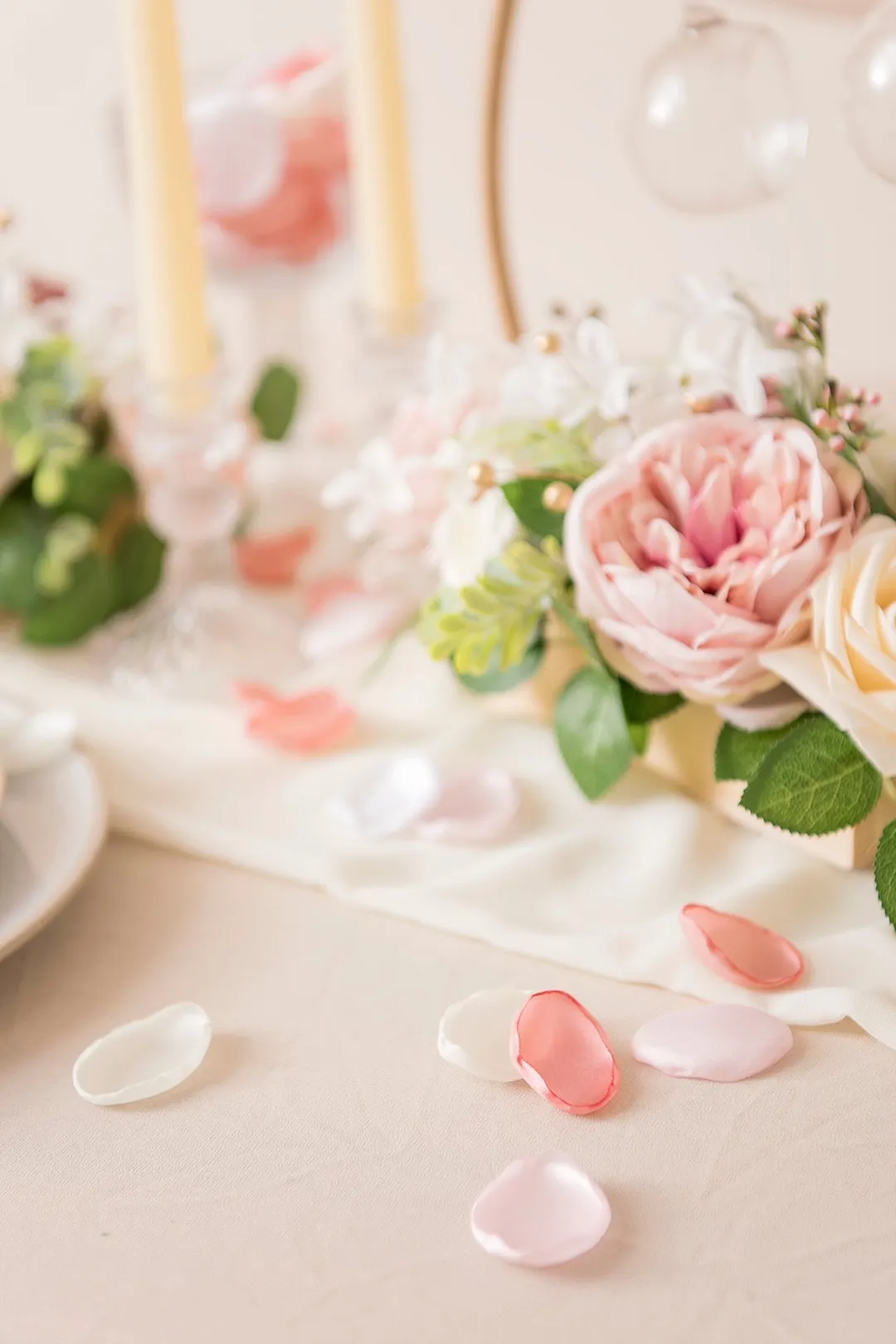 Silk Rose Petals