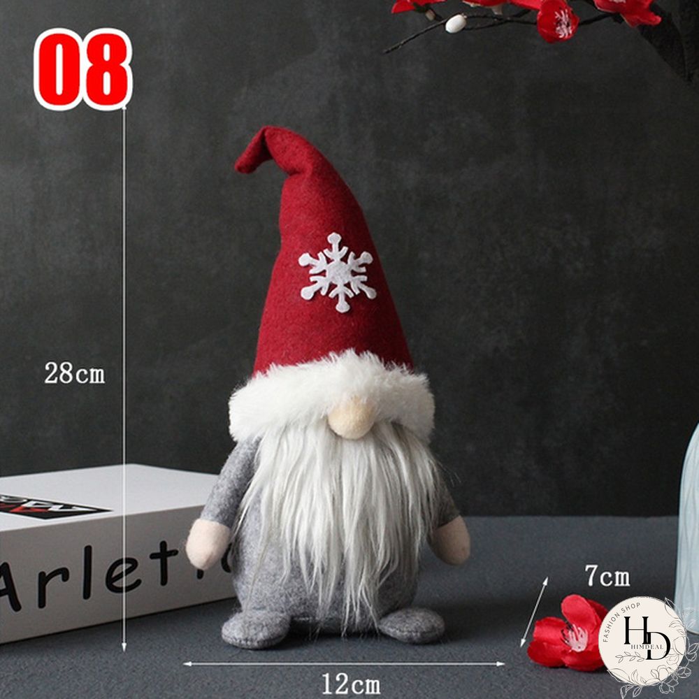 34Styles Swedish Tomte Dwarf Faceless Plush Doll Rudolph Gnomes Dwarf Santa Claus Elf Doll Ornaments