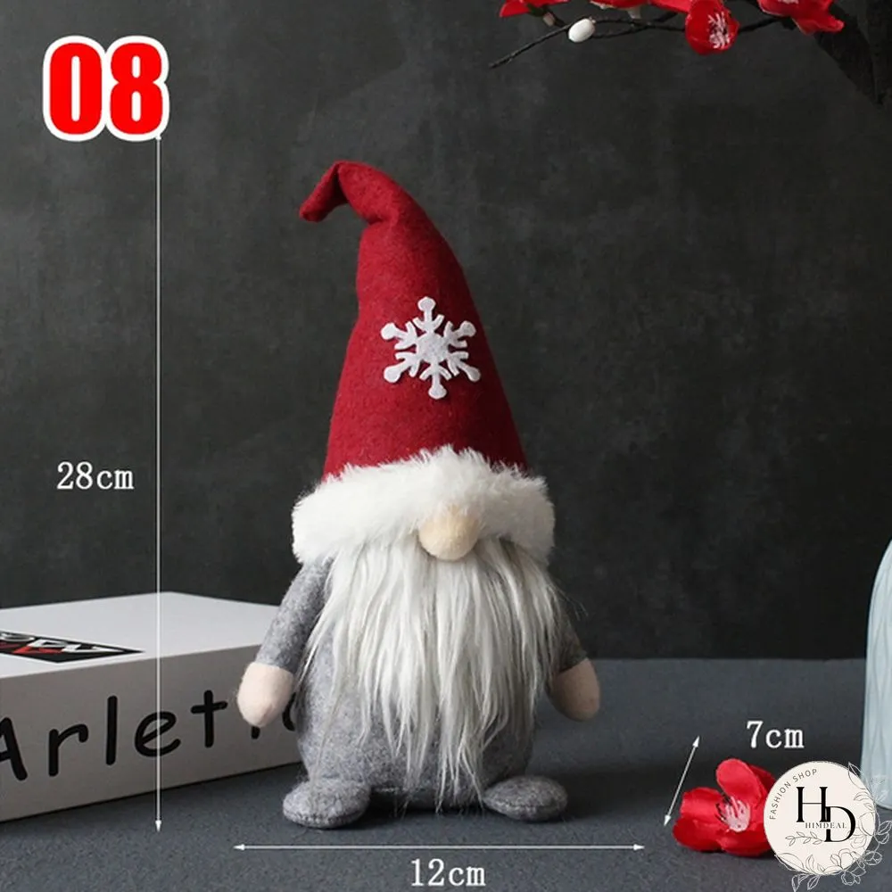 34Styles Swedish Tomte Dwarf Faceless Plush Doll Rudolph Gnomes Dwarf Santa Claus Elf Doll Ornaments
