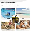 2-in-1 Mesh Beach Bag Large Beach Tote Bag Swimming Pool Travel Bag for Women