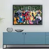 (Big Size)Disney Villains - 11CT Stamped Cross Stitch - 70*45cm - Disney