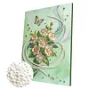 A Bouquet of Flowers DIY Pearl Painting Kit with Frame 30x40cm Pearl Gem Paintings Picture Arts Craft for Adults Beginners Gift Home Wall Decor