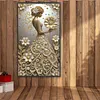 Diamond Painting-DIY Crystal Rhinestone Pearl and Gold Queen(40x70cm)