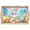 >SALE<Diamond Painting Nesting Food Trays with Handle for Serving Food (Easter Bunny)