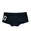 Men's sexy simple boxer briefs solid color button convex bag boxer briefs