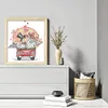 Walk With Love - 14CT/16CT Stamped Cross Stitch 17*19cm/6.69*7.48in(Brand)