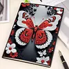 (US Local)50-Page A5 Butterfly Diamond Painting Notebook for Adult Holiday Birthday Gift