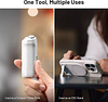 MagCam 3-in-1 Phone Grip Set With MagSafe Wireless Charging/Removable Bluetooth Remote Control, Built-in Mobile Power Bank Phone Holder