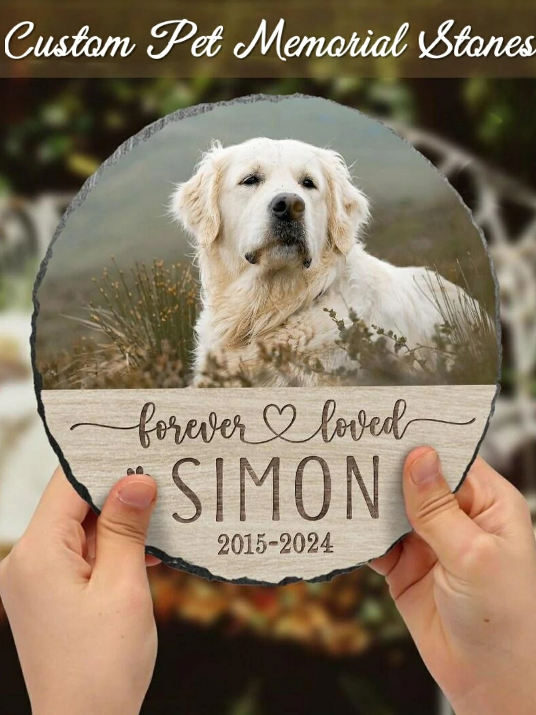 lookipet custom Pet Memorial Stone
