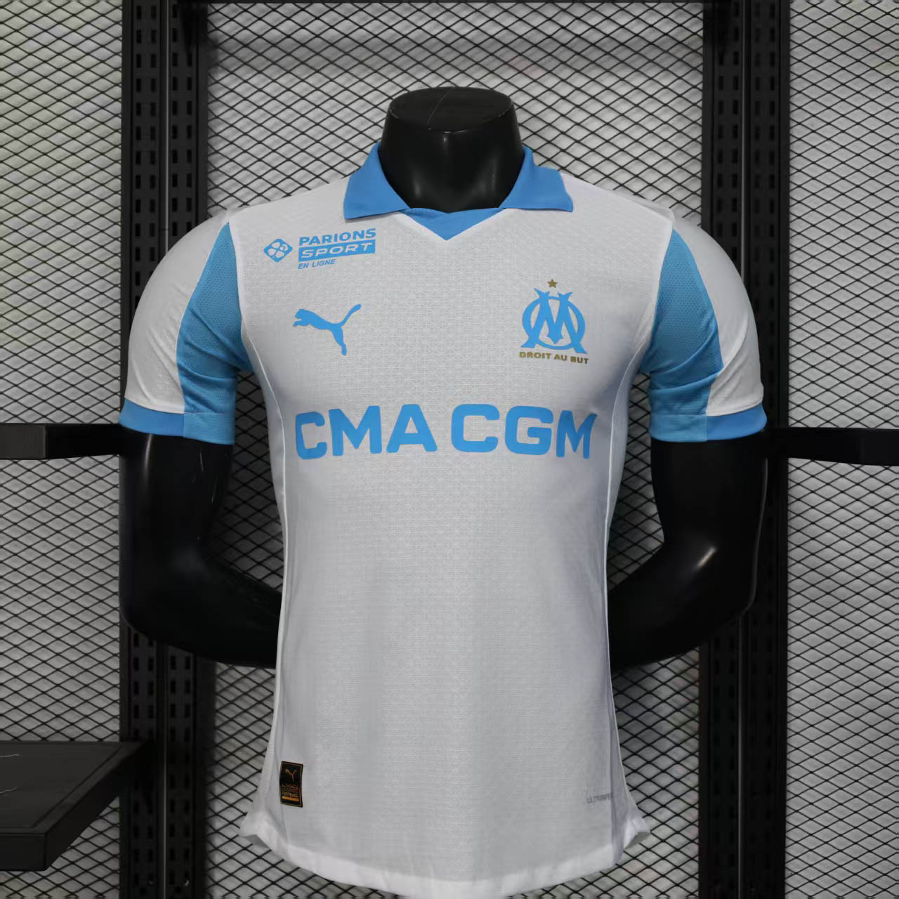 2025-2026 Player Version Olympique Marseille Home Football Shirt 1:1 Thai Quality Maxi Kit