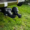 Trailer Hitch Cover Trailer Hitch Ball Cover Hitch Trailer Protector Cap(Black)