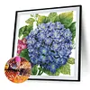 >SALE<5D DIY Full Round Drill Partial AB Diamond Painting Hydrangea Decor 55x55cm