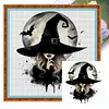 (Multi Style)Snowman With Wool Hat-Full Embroidery 3 strands 11CT Stamped Cross Stitch-40*50CM