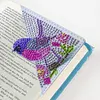 4pcs DIY Rhinestones Mosaic Diamond Painting Corner Bookmark Kit