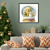 >SALE<5D DIY Full Round Drill Diamond Painting Christmas Crystal Balls J Decor 50x50cm