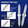 Fidget Gyro LED Light Luminous Pen Decompression Pen Metal Pen Multifunctional Student Ballpoint Pen Anti-Stress Anxiety Gift Pen