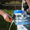 10L Camping Water Bucket Food Grade Car Water Tap Water Kettle for Picnic Travel