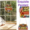 Diamond Painting Single-Sided Acrylic Land of The Free Hanging Pendant Sun Catcher for Home Garden Wall Door