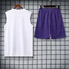 2025/2026 Real Madrid Pre-Match Training White Vest+Shorts Football1:1 Thai Quality