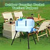 Folding Cooler Stand Frame Detachable Cooler Luggage Rack BBQ Picnic Accessories