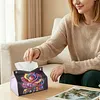 DIY Diamond Painting Creative Design Leather Handmade Tissue Holder Rhinestones Decorative Tissue Box Craft Kits