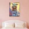 Yoda - 11CT Stamped Cross Stitch - 36*46cm