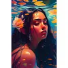 Diamond Painting-DIY Full Round Drill Girl(60*40CM)