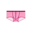 Men's Low Waist Sexy Transparent Ice Silk Seamless Ultra-Thin Boxer Briefs