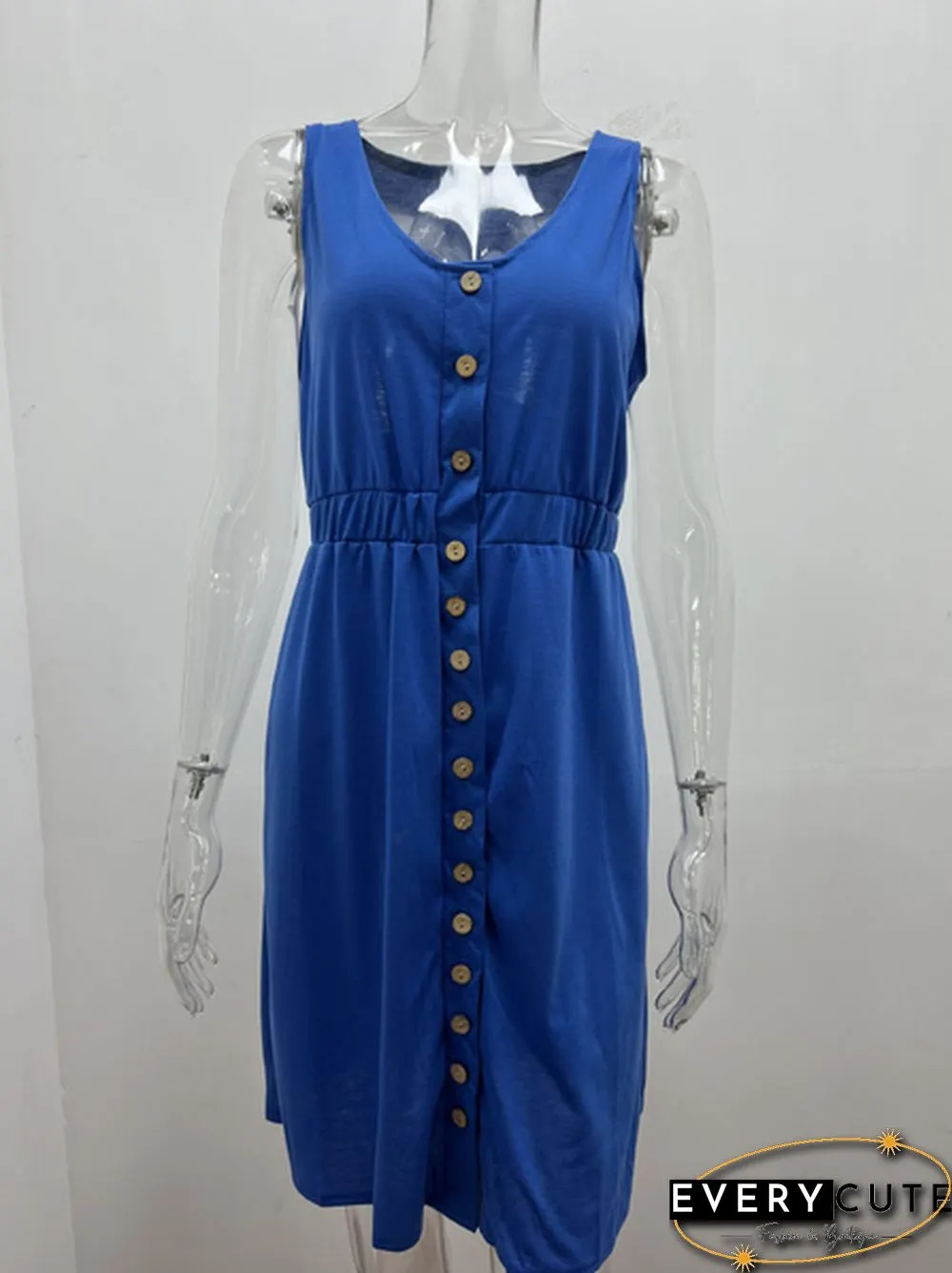 Dress Spring Summer New Solid Sexy Off-the-shoulder High Waist Sleeveless Tank Casual Midi Women Plus Size Streetwear Sundress