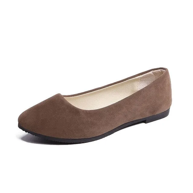 Plus Size Women Flats shoes 2022 Loafers Candy Color Slip on Flat Shoes Ballet Flats Comfortable Ladies shoe zapatos mujer 2022