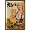 (Multi Style)Beer Girl - Vintage Metal Signs - 20*30cm
