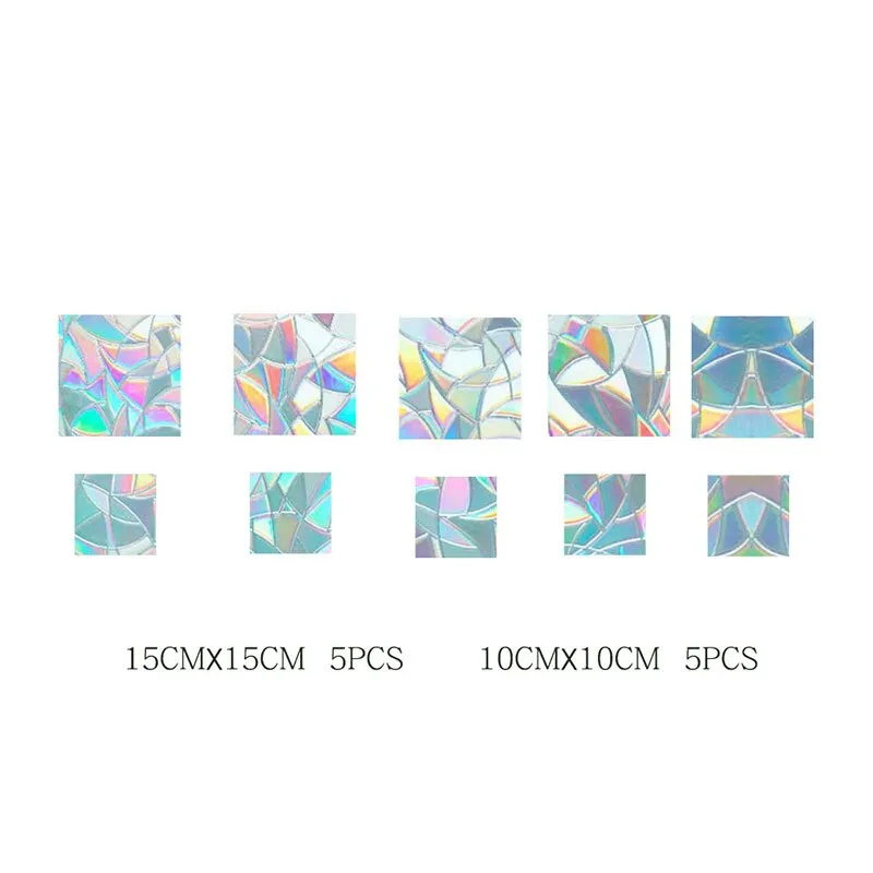1pcs Lotus Window Decor Film Electrostatic Glass Sticker Rainbow Prism Decals Living Room Bathroom Balcony Decoration