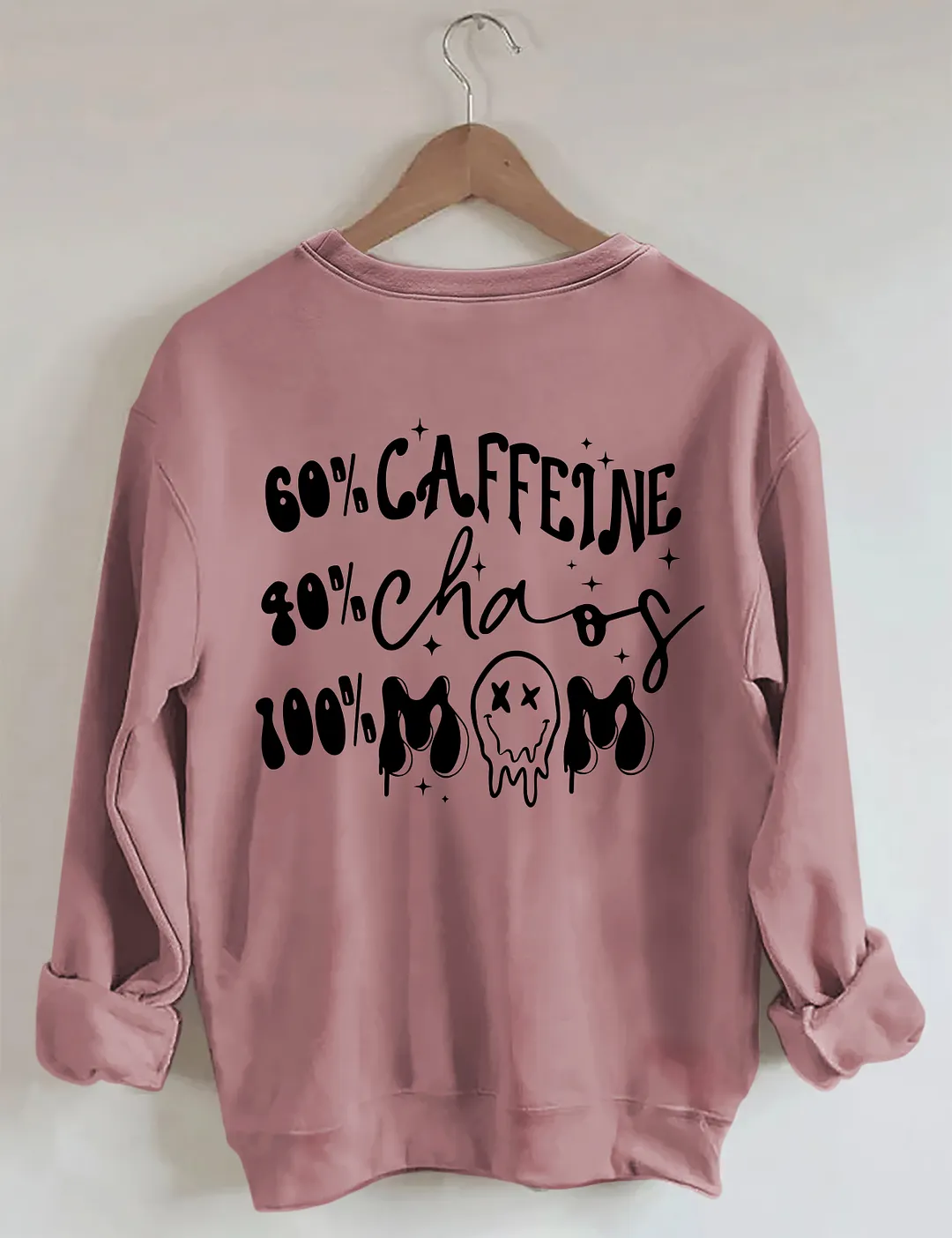 Caffeine And Chaos Mom Sweatshirt