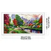 (Big Size)[Brand]Landscape - 14CT Stamped Cross Stitch - 103*52cm - Natural