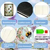 Flower Bee 5D DIY Diamond Art Painting Notebook Kit 50 Pages A5 Rhinestone Art Painting Notebook Kit for Adults Beginners Holiday Birthday Gift