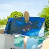 Double-sided Velvet Beach Towel For Seaside Swimming, Water-Absorbent And Sand-Free Bath Towel, Breathable, Skin-Friendly, Quick-Drying BeachTowel For Swimming, Travel, Men And Women
