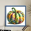 Watercolor Pumpkin-11CT Stamped Cross Stitch 45*45cm/17.72*17.72in