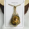 🔥 Crystal Stone Holder Necklace - Free (Crystal) Gift Included🎁