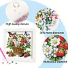 Butterfly Flower 5D DIY Partial Special Shaped Drill Diamond Painting With Frame Kit 17.2x17.2cm