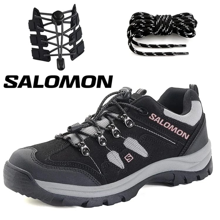 MO&Scaron;KI NEPREMOČLJIVI POHODNI ČEVLJI SALOMON SO LAHKI IN DIHAJO