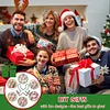 (US Local)6pcs Set Xmas Theme DIY Diamond Painting Coasters Kit with Holder Kit