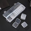 12/24/30pcs Craft Storage Box And Organizer Clear Plastic Bead Organizer Box/Suitable for Jewelry, Crafts, Beads Storage DIY Craft Accessories 