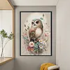 Flower Owl-11CT Stamped Cross Stitch 40*60cm(Big Size)