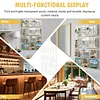 [US Local Warehouse] 18 Slot Acrylic Brochure Pamphlet Holder Wall Mount 6 Magazine 12 Pamphlet Pockets Wall Pocket Organizer 10/5inches Trifold Brochure Holder for Flyer Literature Menu Advertise