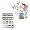 4pcs/set 5D DIY Diamond Painting Sea Stickers Handmade Art Craft Kits