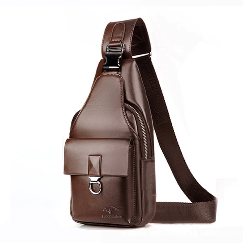 Chest Bag, Wallet, Fashion, Leisure, One Shoulder Leather Bag, Messenger bag